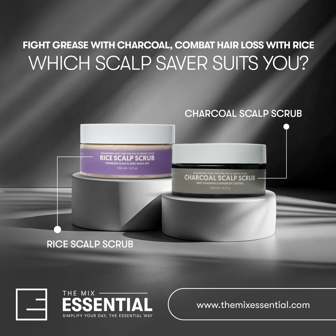 Fight Grease with Charcoal, Combat Hair Loss with Rice – 𝐖𝐡𝐢𝐜𝐡 𝐒𝐜𝐚𝐥𝐩 𝐒𝐚𝐯𝐞𝐫 𝐒𝐮𝐢𝐭𝐬 𝐘𝐨𝐮?💁🏻♀️