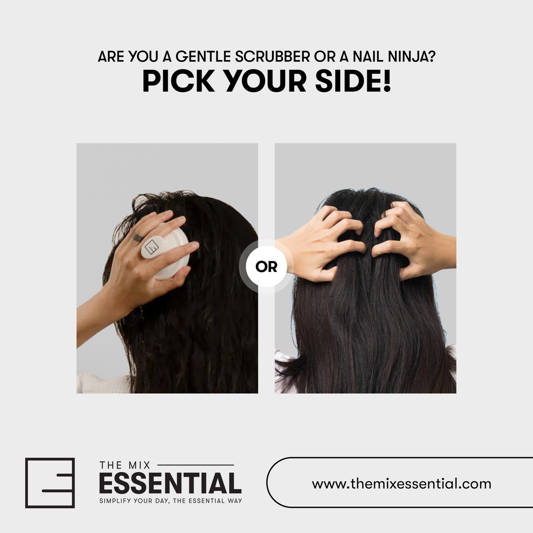 Are you a gentle scrubber or a nail ninja? Pick your side!💁🏻♀️