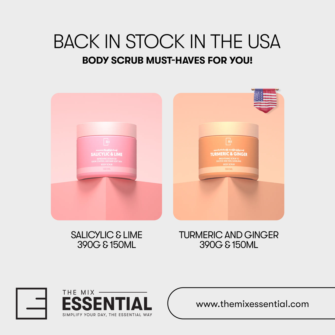 𝐁𝐚𝐜𝐤 𝐢𝐧 𝐒𝐭𝐨𝐜𝐤 𝐢𝐧 𝐭𝐡𝐞 𝐔𝐒𝐀: 𝐁𝐨𝐝𝐲 𝐒𝐜𝐫𝐮𝐛 𝐌𝐮𝐬𝐭-𝐇𝐚𝐯𝐞𝐬 𝐟𝐨𝐫 𝐘𝐨𝐮!