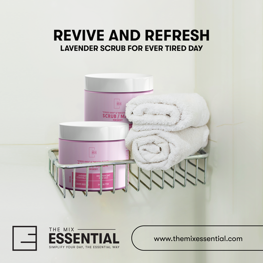 Revive and Refresh: Lavender Scrub for Every Tired Day!💐