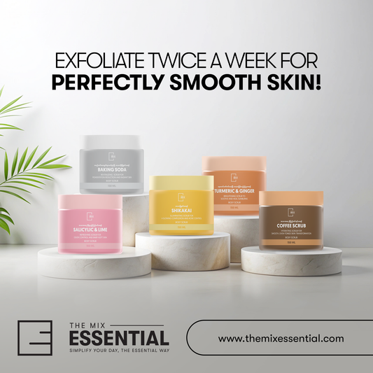 𝐄𝐱𝐟𝐨𝐥𝐢𝐚𝐭𝐢𝐧𝐠 𝐭𝐰𝐢𝐜𝐞 𝐚 𝐰𝐞𝐞𝐤 𝐢𝐬 𝐞𝐧𝐨𝐮𝐠𝐡 𝐟𝐨𝐫 𝐩𝐞𝐫𝐟𝐞𝐜𝐭𝐥𝐲 𝐬𝐦𝐨𝐨𝐭𝐡 𝐬𝐤𝐢𝐧! 🛀🏻✨