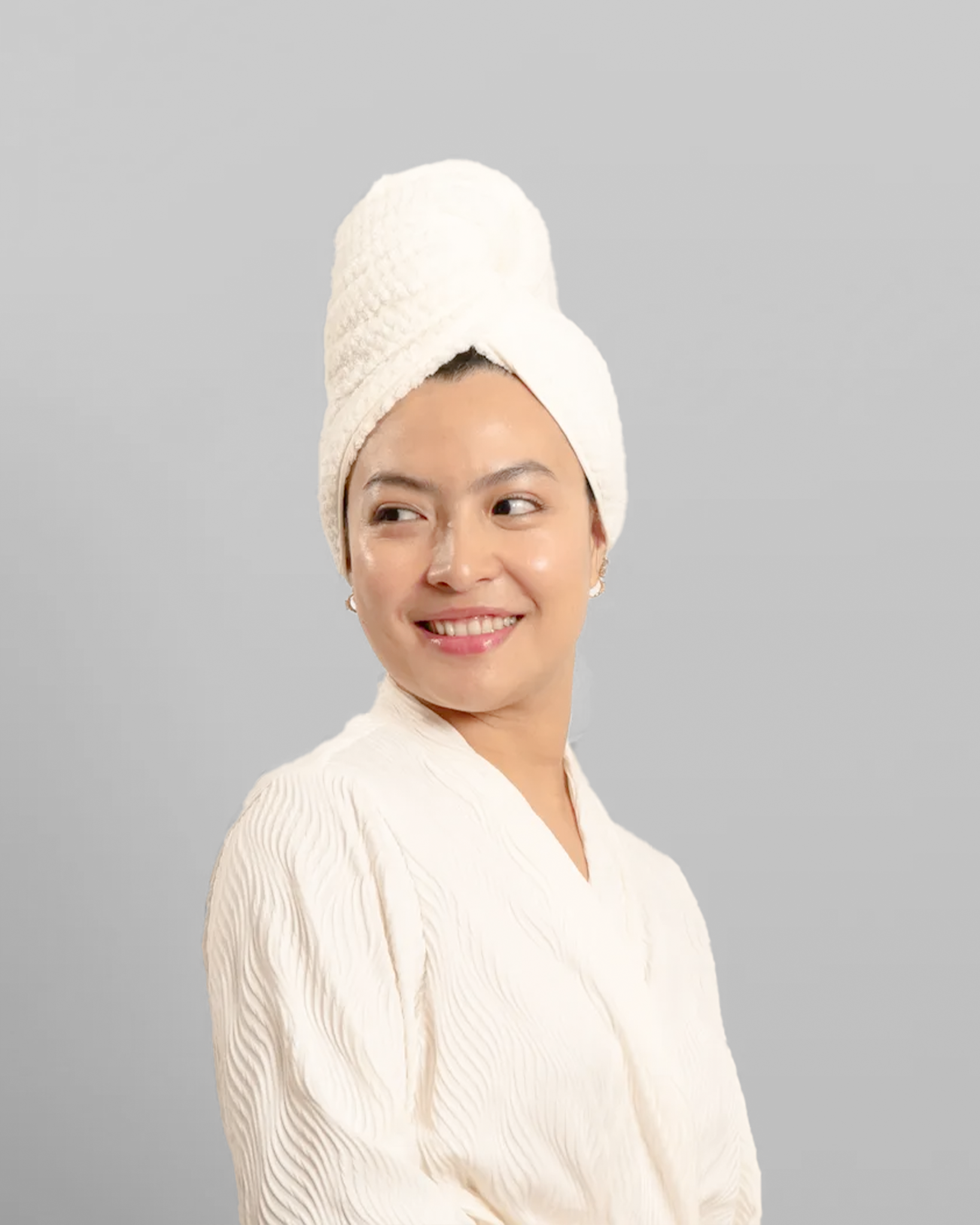 2X Fast-Dry Microfiber Hair Towel Wrap - 3-in-1 Functionality